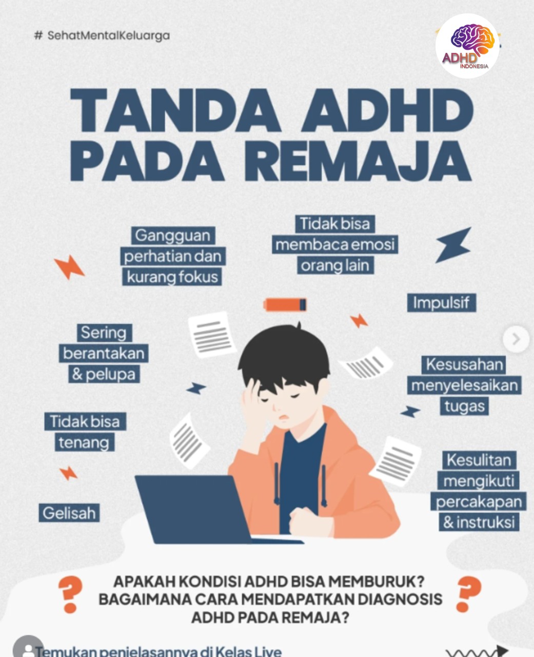 Screening ADHD Non-Diagnostik: Edukasi Awal bagi Orang Tua di Kabupaten Bandung